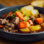 Bowl of beef stew